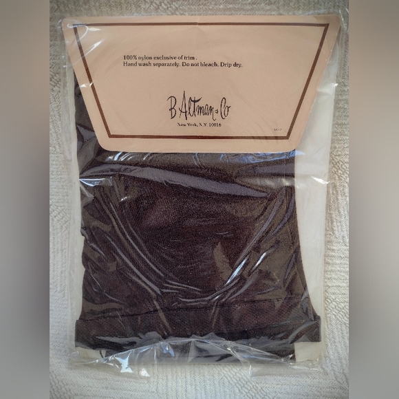 b. Altman & co. Rare Vintage Nylon Pantyhose, Tall Navy/Grey/Brown Set of 3 NWT - Picture 6 of 10
